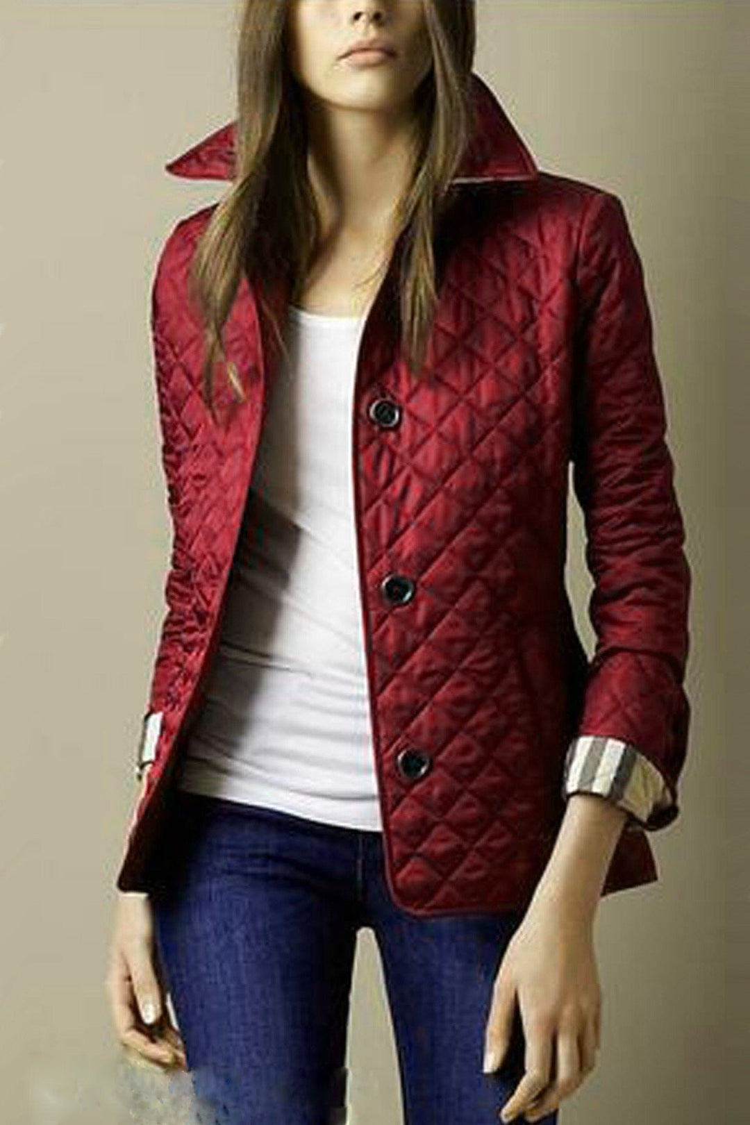 Esther™ Casual Turndown Collar Jacket