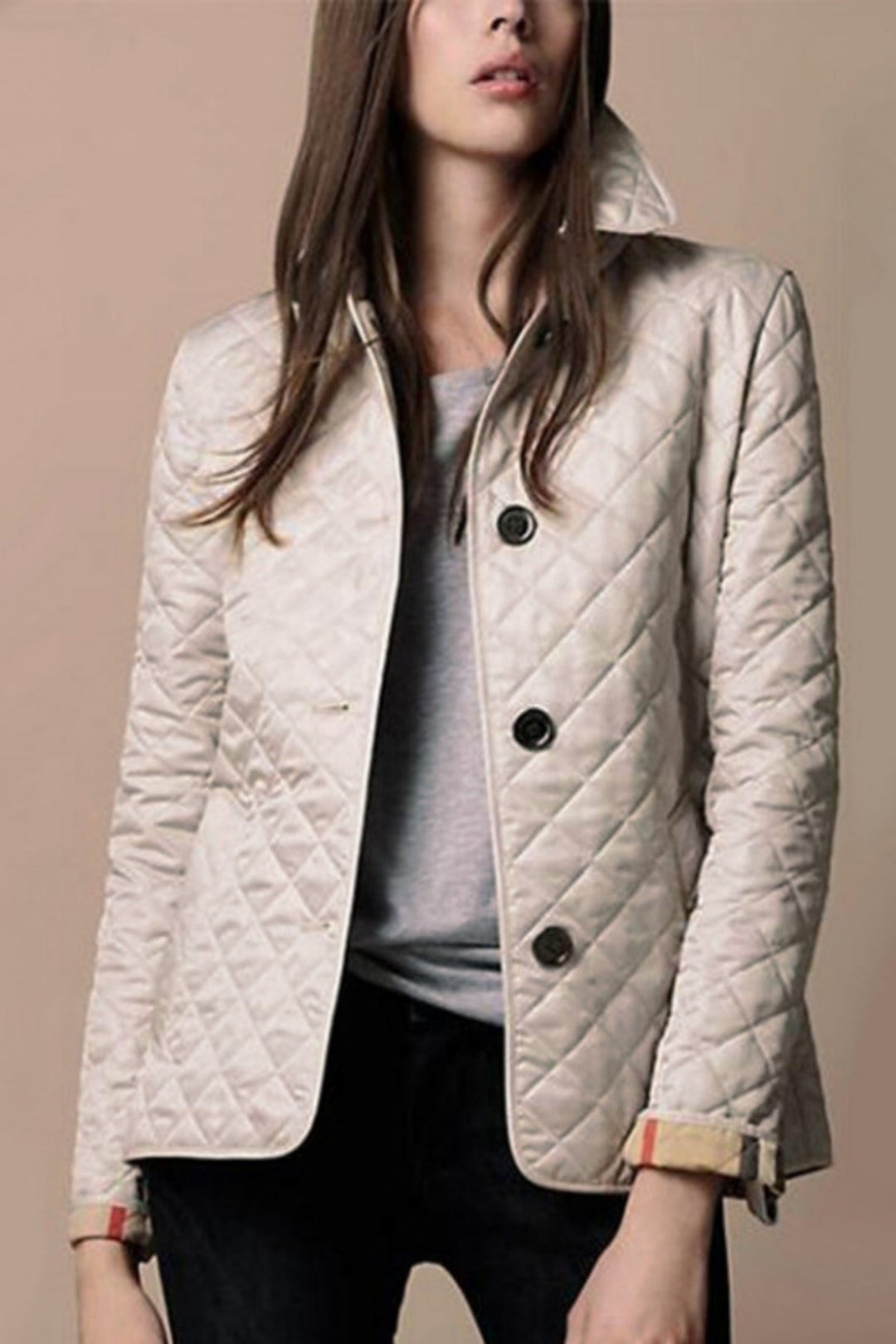 Esther™ Casual Turndown Collar Jacket