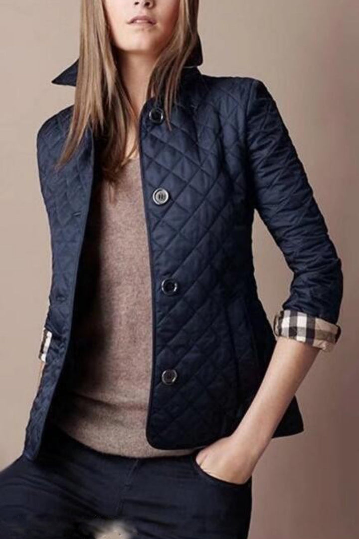 Esther™ Casual Turndown Collar Jacket