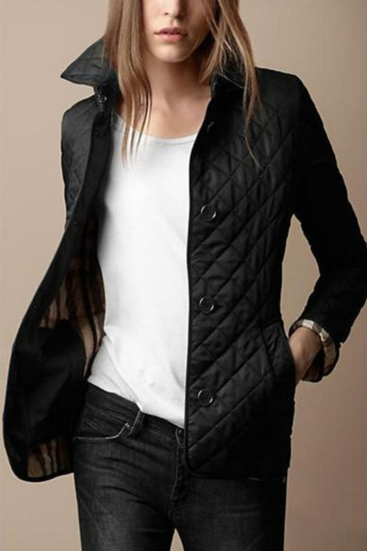 Esther™ Casual Turndown Collar Jacket