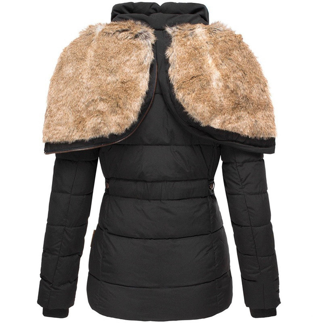 AUDRA | WARM WINTER COAT WITH FUR LINING